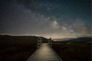 Boardwalk in Dark Sky Park